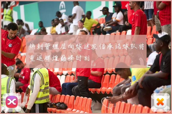 热刺管理层向球迷发信承诺球队将重返辉煌巅峰时刻